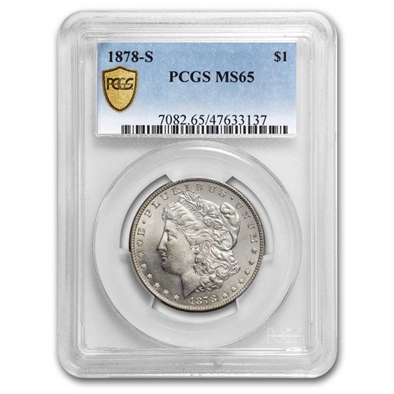 1878-S Morgan Dollar MS-65 PCGS 1878-S Morgan Dollar MS-65 PCGS